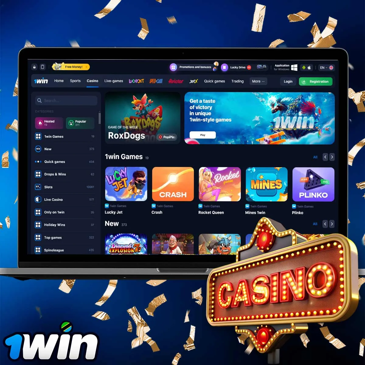 Information about Crash Games at 1Win Casino
